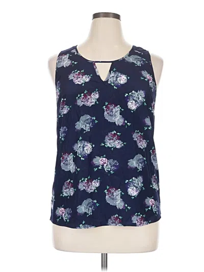 Pre-owned 41hawthorn Sleeveless Blouse In Blue