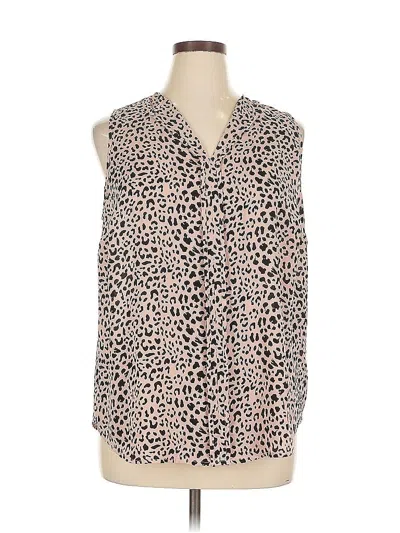 Pre-owned 41hawthorn Sleeveless Blouse In Brown