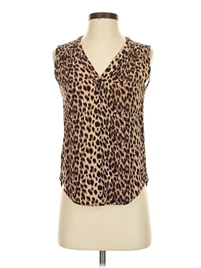 Pre-owned 41hawthorn Sleeveless Blouse In Brown