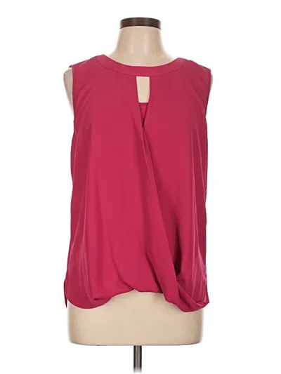 Pre-owned 41hawthorn Sleeveless Blouse In Burgundy