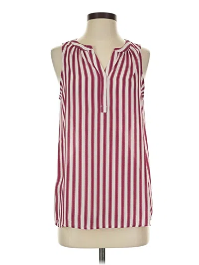 Pre-owned 41hawthorn Sleeveless Blouse In Burgundy