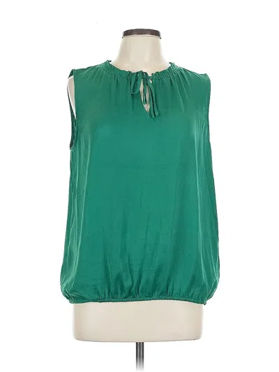 Pre-owned 41hawthorn Sleeveless Blouse In Green