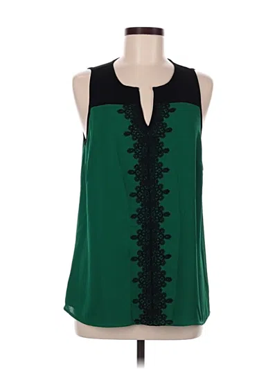 Pre-owned 41hawthorn Sleeveless Blouse In Green