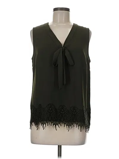 Pre-owned 41hawthorn Sleeveless Blouse In Green