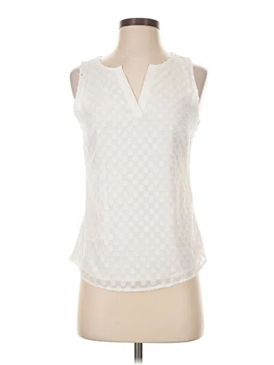 Pre-owned 41hawthorn Sleeveless Blouse In Ivory