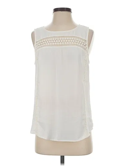 Pre-owned 41hawthorn Sleeveless Blouse In Ivory