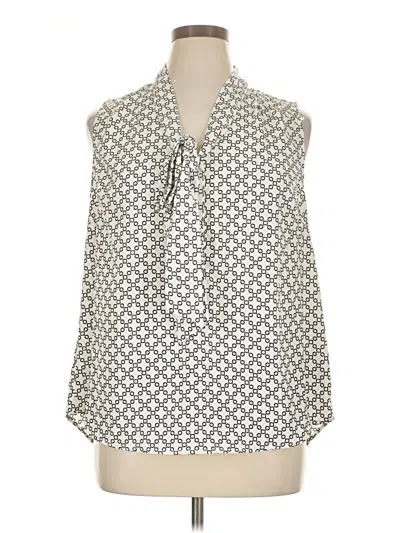 Pre-owned 41hawthorn Sleeveless Blouse In Ivory