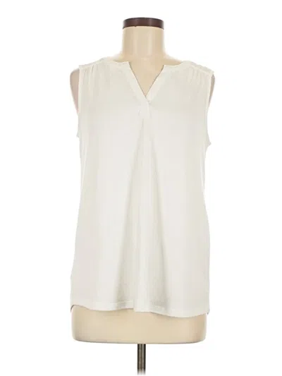 Pre-owned 41hawthorn Sleeveless Blouse In Ivory