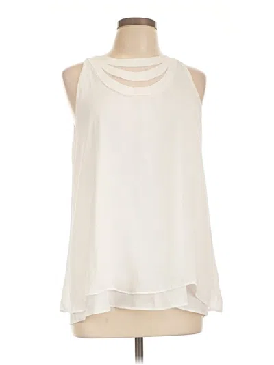Pre-owned 41hawthorn Sleeveless Blouse In Ivory