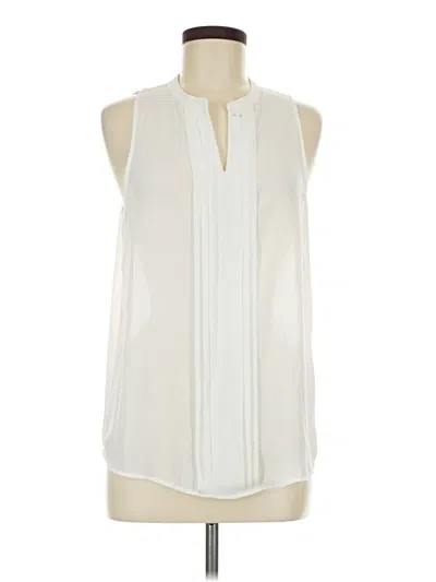 Pre-owned 41hawthorn Sleeveless Blouse In Ivory