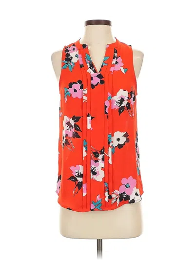 Pre-owned 41hawthorn Sleeveless Blouse In Orange