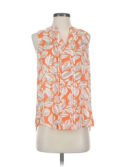 Pre-owned 41hawthorn Sleeveless Blouse In Orange