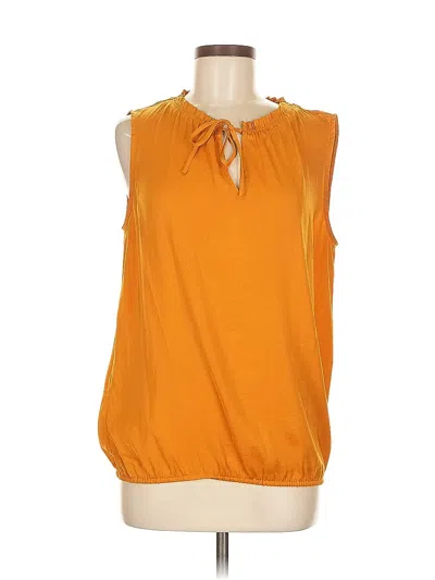 Pre-owned 41hawthorn Sleeveless Blouse In Orange