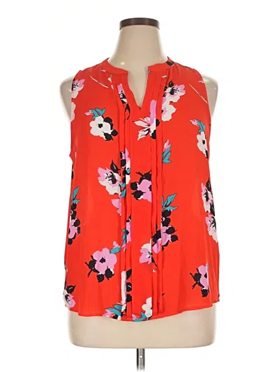 Pre-owned 41hawthorn Sleeveless Blouse In Orange