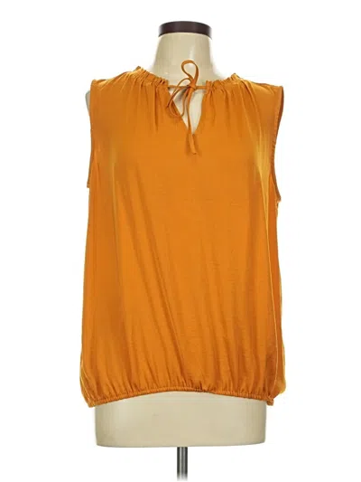 Pre-owned 41hawthorn Sleeveless Blouse In Orange