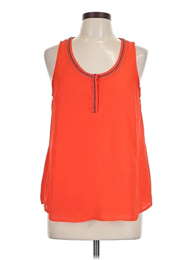 Pre-owned 41hawthorn Sleeveless Blouse In Orange