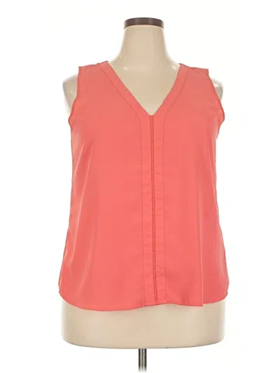 Pre-owned 41hawthorn Sleeveless Blouse In Orange