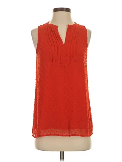 Pre-owned 41hawthorn Sleeveless Blouse In Orange