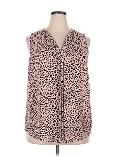 Pre-owned 41hawthorn Sleeveless Blouse In Pink