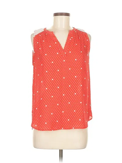 Pre-owned 41hawthorn Sleeveless Blouse In Red