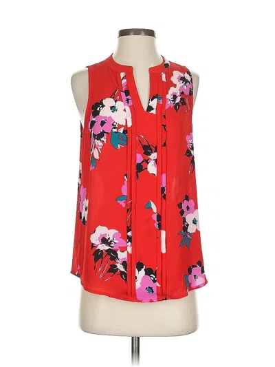 Pre-owned 41hawthorn Sleeveless Blouse In Red