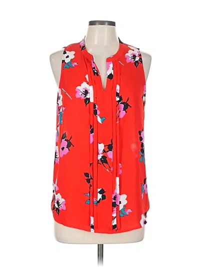 Pre-owned 41hawthorn Sleeveless Blouse In Red