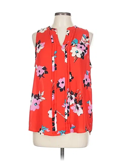 Pre-owned 41hawthorn Sleeveless Blouse In Red