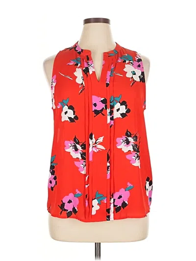 Pre-owned 41hawthorn Sleeveless Blouse In Red