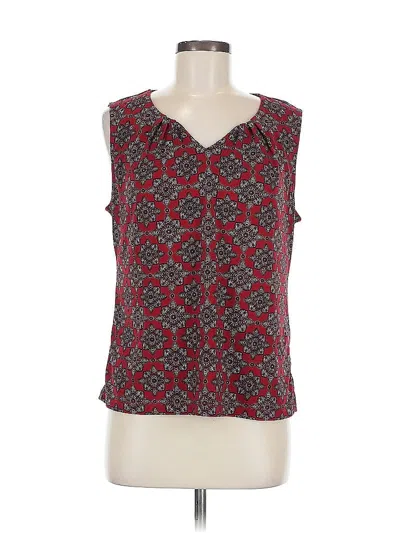 Pre-owned 41hawthorn Sleeveless Blouse In Red