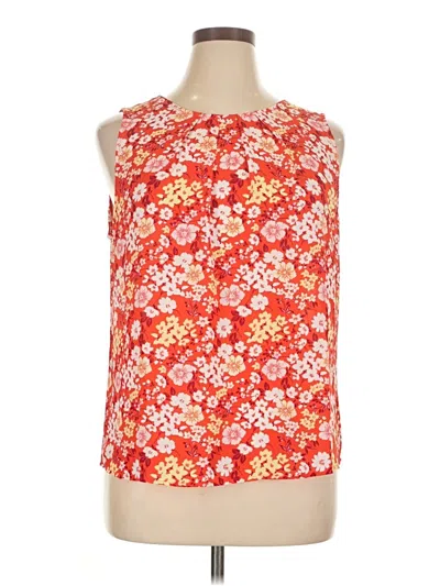 Pre-owned 41hawthorn Sleeveless Blouse In Red