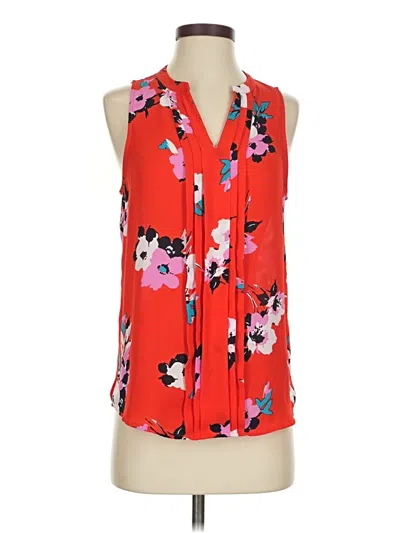 Pre-owned 41hawthorn Sleeveless Blouse In Red