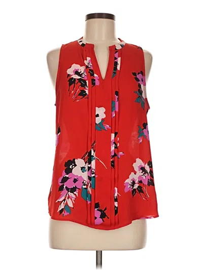 Pre-owned 41hawthorn Sleeveless Blouse In Red