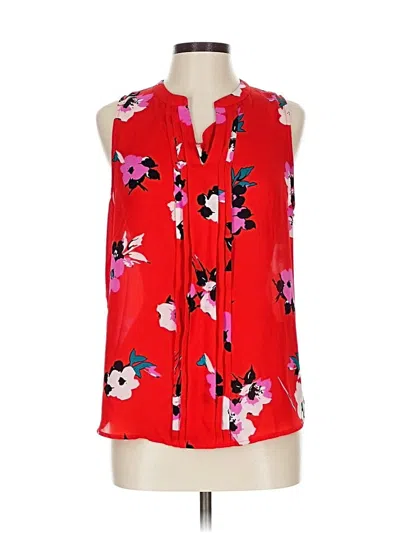 Pre-owned 41hawthorn Sleeveless Blouse In Red