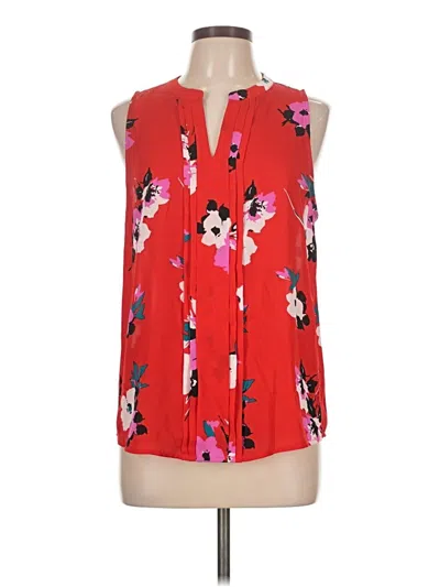 Pre-owned 41hawthorn Sleeveless Blouse In Red