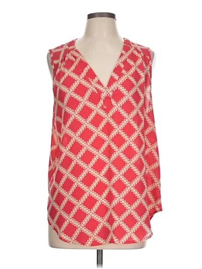 Pre-owned 41hawthorn Sleeveless Blouse In Red