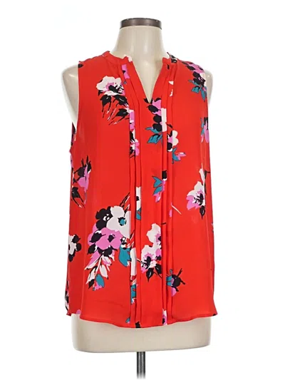 Pre-owned 41hawthorn Sleeveless Blouse In Red