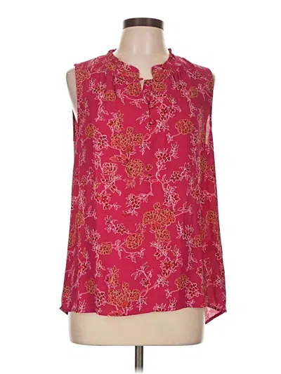 Pre-owned 41hawthorn Sleeveless Blouse In Red
