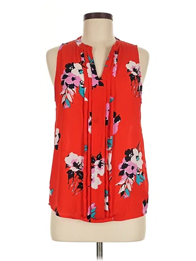 Pre-owned 41hawthorn Sleeveless Blouse In Red