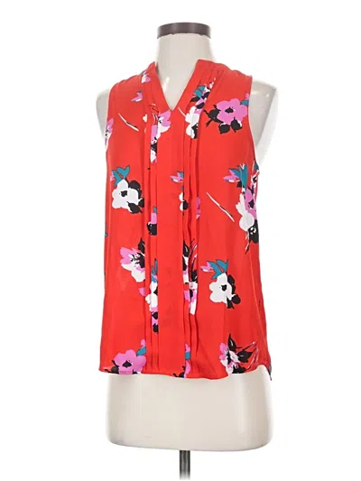 Pre-owned 41hawthorn Sleeveless Blouse In Red