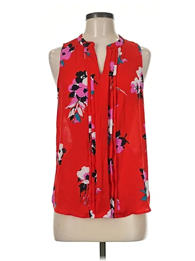 Pre-owned 41hawthorn Sleeveless Blouse In Red