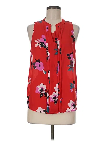 Pre-owned 41hawthorn Sleeveless Blouse In Red