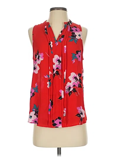 Pre-owned 41hawthorn Sleeveless Blouse In Red