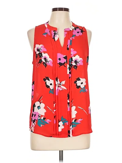 Pre-owned 41hawthorn Sleeveless Blouse In Red