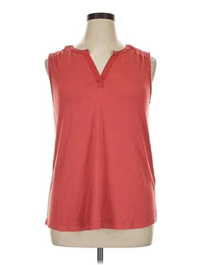 Pre-owned 41hawthorn Sleeveless Blouse In Red