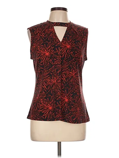 Pre-owned 41hawthorn Sleeveless Blouse In Red