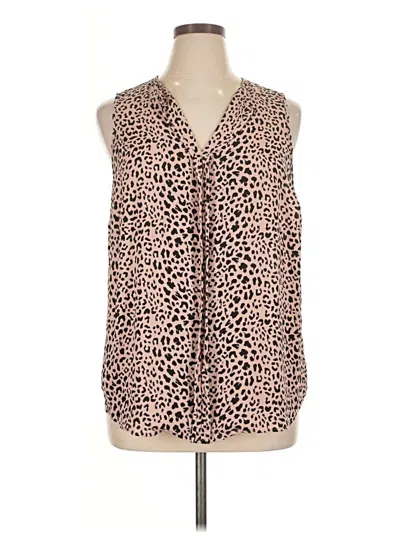 Pre-owned 41hawthorn Sleeveless Blouse In Tan
