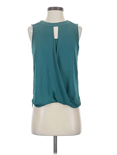 Pre-owned 41hawthorn Sleeveless Blouse In Teal