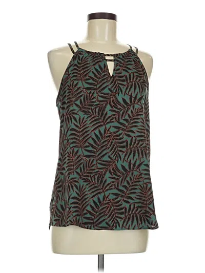 Pre-owned 41hawthorn Sleeveless Blouse In Teal
