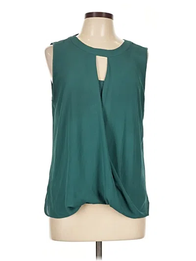 Pre-owned 41hawthorn Sleeveless Blouse In Teal