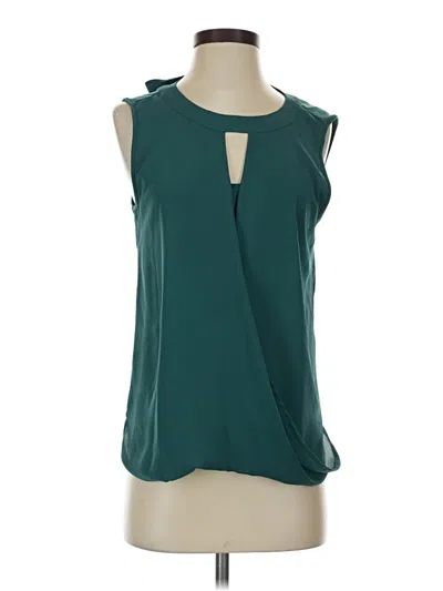 Pre-owned 41hawthorn Sleeveless Blouse In Teal